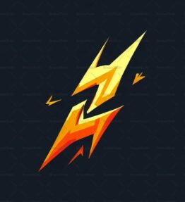 Energiegeladener Blitz